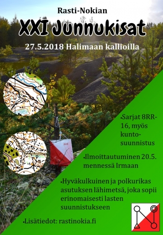 21. Junnukisat 27.5.2018 Halimaan kallioilla