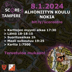 Score-O Alhoniityn koululta 8.1.2024