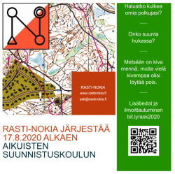 Aikuisten suunnistuskoulu 2020